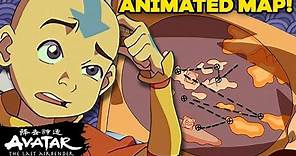 Animated Guide To Aang’s Journey In Book 1 ⬇️ | Avatar: The Last Airbender