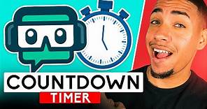 How to Add a Countdown Timer to Streamlabs [2022]