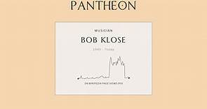 Bob Klose Biography - British photographer