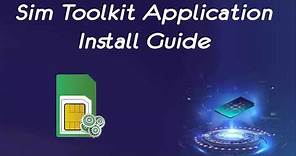 How to Install Sim Toolkit Application