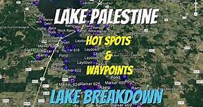 Lake Palestine Full Lake Breakdown - Find the Bass Fast!!