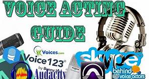 A Complete Beginners Guide To: Voice Acting Online