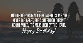 100 Best Happy Birthday Quotes & Wishes For Sisters