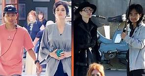 Angelina Jolie's Sons Pax and Maddox Hard at Work on Mom's Movie Set