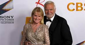 Laurette Spang and John McCook "The Young and the Restless" 50th Anniversary Celebration Red Carpet