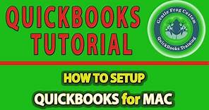 QuickBooks Tutorial - How To Setup QuickBooks for Mac