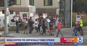 Hollywood writers strike comes to an end, union leaders announce