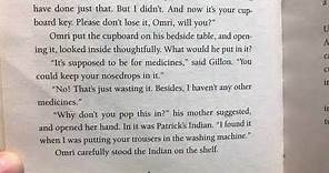Indian in the Cupboard Chapter 1