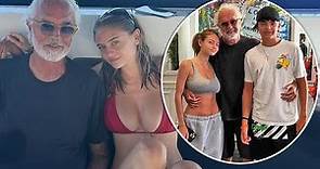 Leni Klum spends some quality time with her dad Italian billionaire Flavio Briatore as they holiday
