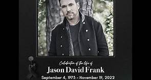 Jason David Frank Funeral Celebration of the Life
