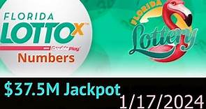 Florida Lotto Winning Numbers 17 January 2024. Today FL Lotto Drawing Result Wednesday 1/17/2024