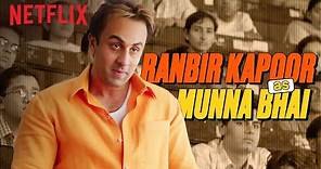 Ranbir Kapoor's BRILLIANT ACTING as Munna Bhai! | Sanju | Netflix India