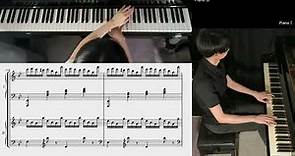 周杰倫 - 最偉大的作品 (雙鋼琴琴譜, 真live二人"鬥琴") 把"安靜"旋律放在副歌裡面? 附詳細分析