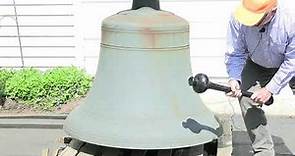 SOLD Jones and Hitchcock 1855 bronze church bell for sale