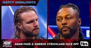 Hangman Adam Page and Swerve Strickland Face Off | AEW Dynamite | TBS