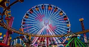 🎡 Giving Day Ferris wheel lighting at the Pacific Park on the Santa Monica Pier