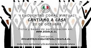 I Encuentro coral virtual "cantiamo a casa"