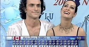 Marie-France Dubreuil and Patrice Lauzon - 2002 Worlds OD