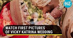 It's official: Vicky Kaushal and Katrina are now husband wife. Check out the wedding pictures.