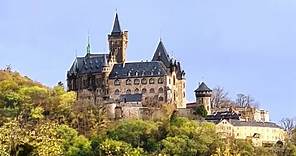 Rundgang Schloss Wernigerode Harz Schloß Wernigerode blick auf die Stadt Germany Sachsen Anhalt