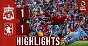 HIGHLIGHTS: Liverpool 1-1 Aston Villa | FIRMINO scores late on emotional farewell