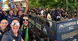 Watch Gujarat Titans IPL Victory Parade: Gujarat Titans road show in Gandhinagar, Hardik Pandya