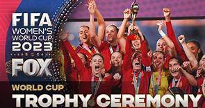 Spain hoists the trophy after winning the 2023 FIFA Women's World Cup final