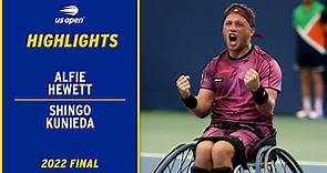 Alfie Hewett vs. Shingo Kunieda Highlights | 2022 US Open Final