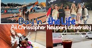 day in the life at Christopher Newport University