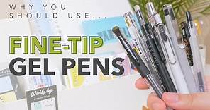 The BEST Fine-Tip Gel Pens for TINY Handwriting and Efficient Notes!