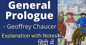 General Prologue: The Canterbury Tales Complete Explanation with Notes
