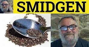 🔵 Smidgen Meaning - Smidgin Examples - Smidgeon Defined - Informal English Smidgen Smidgin Smidgeon