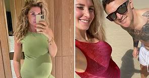 Kieran Trippier’s stunning wife shows off five month baby bump ahead of welcoming third child
