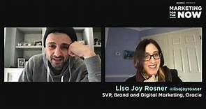 Oracle's Lisa Joy Rosner joins GaryVee on #MarketingForTheNow Episode #18!