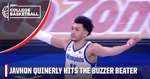 Jahvon Quinerly hits a BUZZER BEATER for Memphis AGAIN 🤯 | ESPN College Basketball