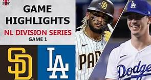 San Diego Padres vs. Los Angeles Dodgers Game 1 Highlights | NLDS (2020)