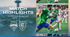 HIGHLIGHTS: Seattle Sounders FC vs. Real Salt Lake | August 14, 2022