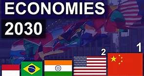 Top 20 Economies of 2030 (Nominal GDP) updated