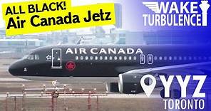 Air Canada Jetz All Black Airbus A320 Departs Toronto to Long Beach!