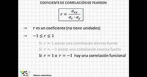 08 Coeficiente de correlación de Pearson