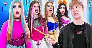 ¡Monster High Terminó en el Escuela más Estricto! ¡La Chica Monstruo se Enamoró del Malo!