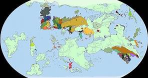 Entire World Map of Game of Thrones
