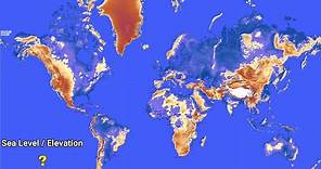 World Elevation Map Visualization