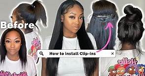 EASY Clip-In Hair Extensions for Short Thin Hair: Step-by-Step Tutorial for Beginners ft. Y-Wigs