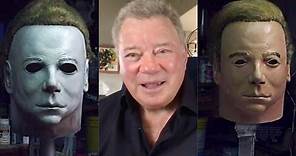 William Shatner Talks Michael Myers / Captain Kirk HALLOWEEN Mask Legend | INTERVIEW
