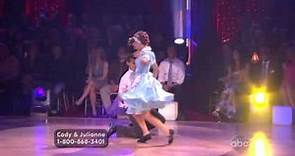 Julianne Hough & Cody Linley dancing the Jitterbug
