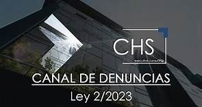 CANAL DE DENUNCIAS - Ley 2/2023