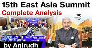 15th East Asia Summit 2020 - EAM S Jaishankar represented India - Key highlights of East Asia Summit
