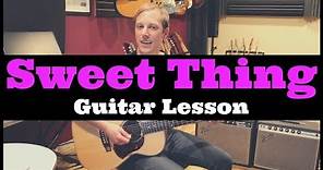 Sweet Thing Van Morrison Guitar Lesson