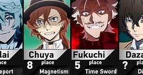 Strongest Bungo Stray Dogs Characters